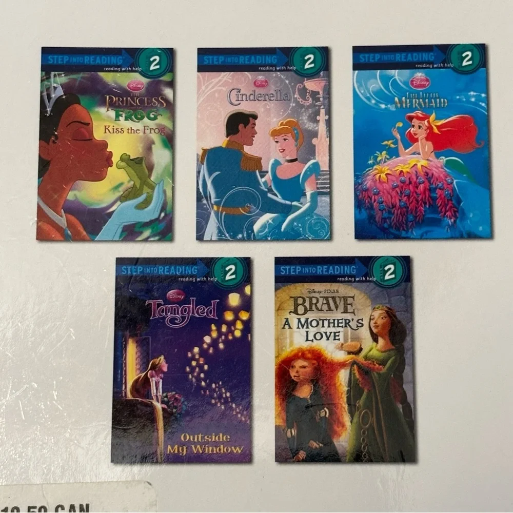 Kids‎ Learning to Read Paperback Books Lot of 7: Disney Princess, Amelia Bedelia